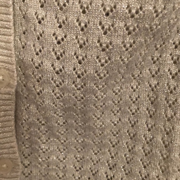 Light silver/grey cardigan size 3 - Picture 3 of 4